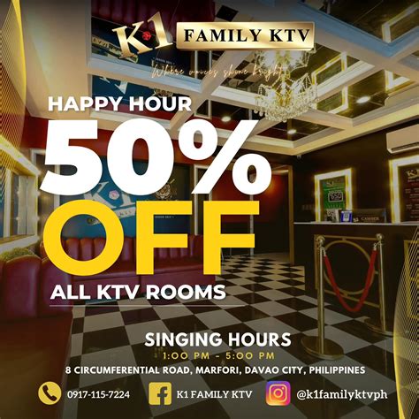 ktv in davao city|K1 Family KTV .